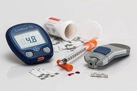 Infostand der Selbsthilfegruppe Diabetiker zum Weltdiabetikertag am Montag, 14. November