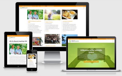 Homepage in neuem Design
